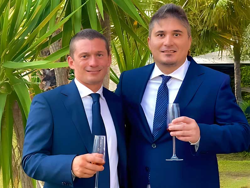 avvocato Avv. Davide Guarnera con il fratello Dott. Demetrio Guarnera